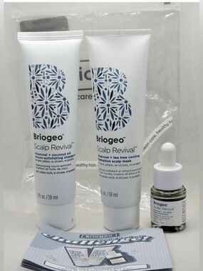 Briogeo Scalp Revival Challenge Minis Set: Shampoo 2oz, Mask 2 oz, Tea Tree 5 ml